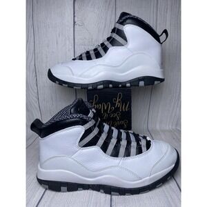 Authentic Men's Size 8 Nike Air Jordan X 10 Retro 2025 Steel HJ6779-104 Worn 1X